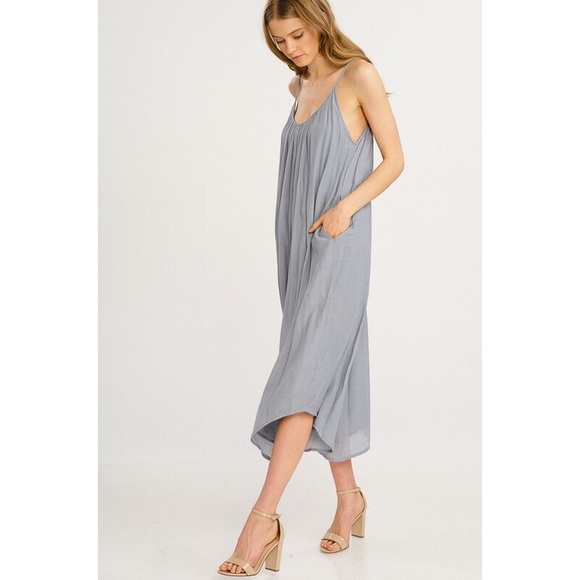 >>LAST<< Natalie Wide Culotte Leg Jumpsuit - Mauve - Picture 5 of 5